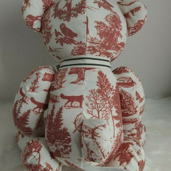 Teddy Bear Plush Mountain Print Rare - Picture 3 of 9